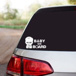 Sticker auto, Baby on Board, Baietel Smecher