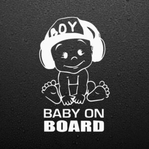 Sticker auto, Baby on Board, Babyboy
