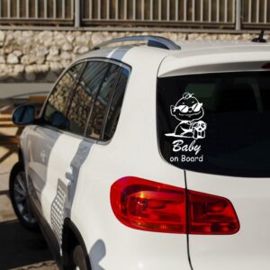 Sticker auto, Baby on Board, Mini driver
