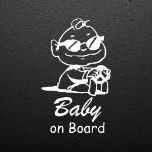 Sticker auto, Baby on Board, Mini driver