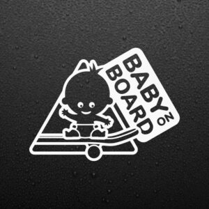Sticker auto, Baby on Board, Minibaby