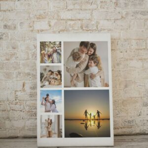 Tablou canvas personalizat, cu 6 poze, portret v10