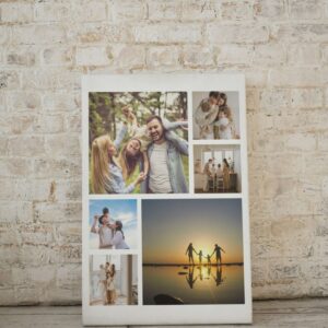 Tablou canvas personalizat, cu 6 poze, portret v11