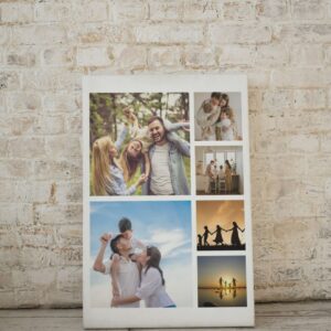 Tablou canvas personalizat, cu 6 poze, portret v12